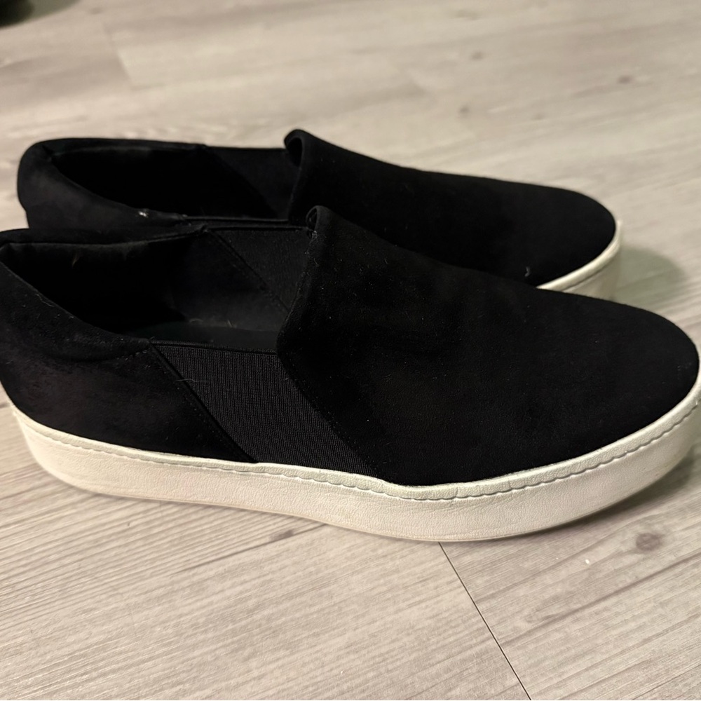Vince Black Slip-On Men's Shoes